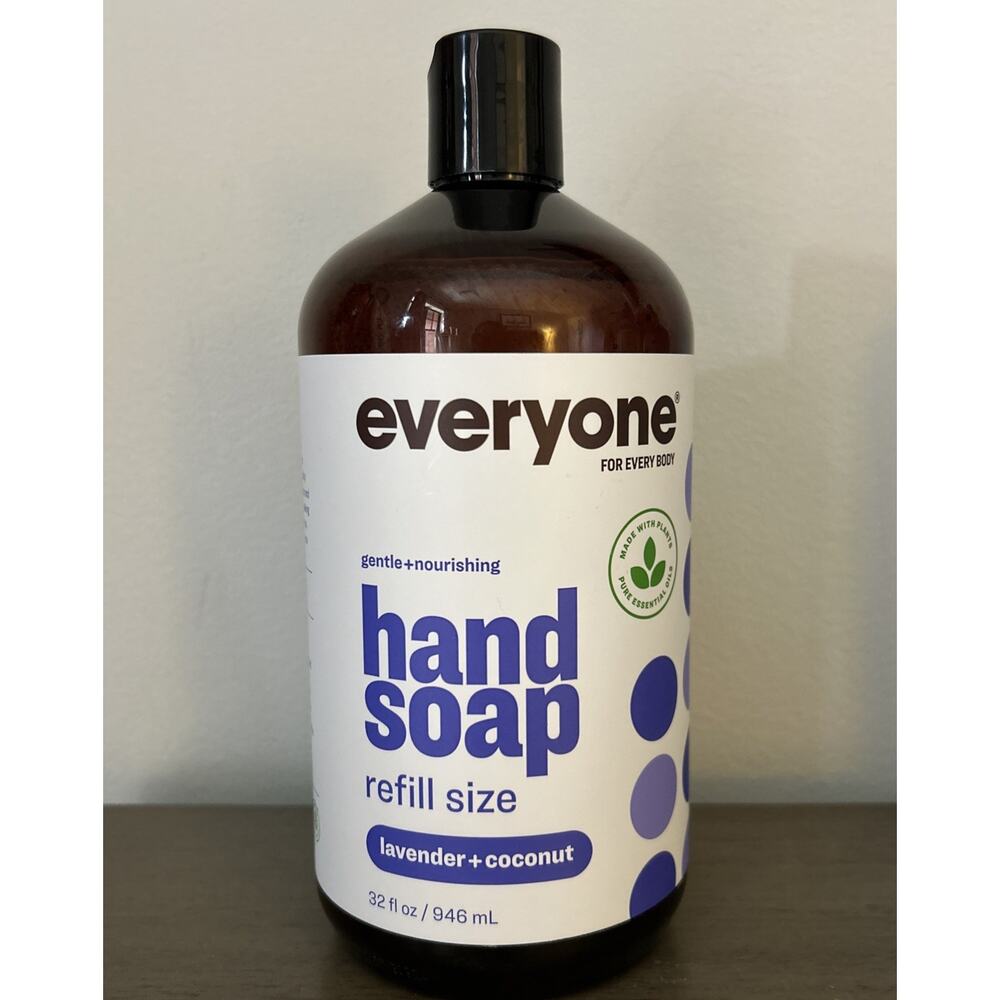 Everyone Hand Soap Refill Size Lavender & Coconut 32 Oz BIG SIZE